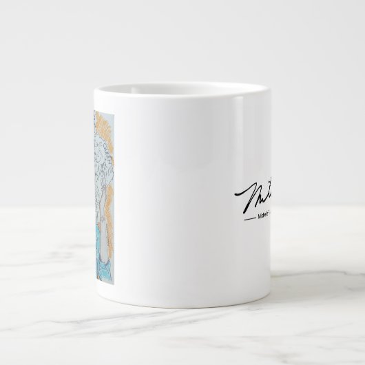 Sie ist... Jumbo-Tasse (Vorderseite)