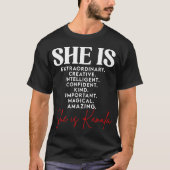 Sie ist Kamala 2024, Kamala Harris, Ladys, bitte p T-Shirt (Vorderseite)