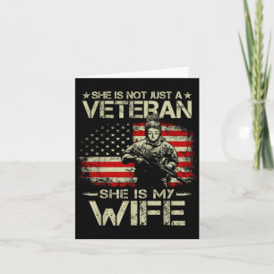 Sie ist keine Veteranin sie ist meine Frau Armee-F Karte