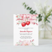 Sie ist Kirsche auf der Bridal Shower Einladung (Stehend Vorderseite)