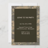 Sie ist kommendes Zuhause! Willkommenes Einladung (Rückseite)