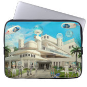 Sie ist kosmisch laptopschutzhülle (Vorderseite)