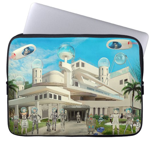 Sie ist kosmisch laptopschutzhülle (Vorderseite)