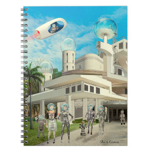 Sie ist kosmisch notizblock