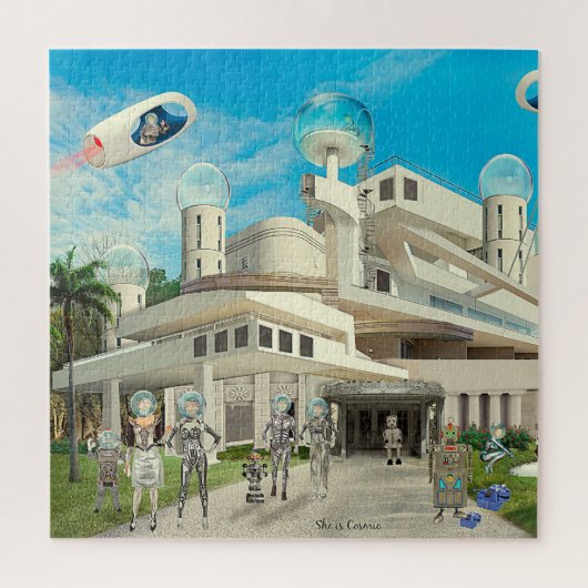 Sie ist kosmisch puzzle (Vertikal)