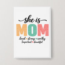 Sie ist Mama Knopf