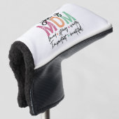Sie ist Mama: Loved, Strong, Worthy, Importy, Beau Golf Headcover (3/4 Vorderseite)
