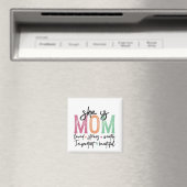 Sie ist Mama: Loved, Strong, Worthy, Importy, Beau Magnet (In Situ (Geschirrspüler))