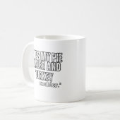 Sie ist mein Kuchenhändler Kaffeetasse (Vorderseite Links)