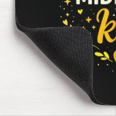 Sie ist mein Mitternachtskuss Romantischer Liebesz Mousepad (Ecke)