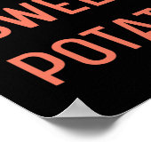 Sie ist mein süßes Potato I Yam Couples Erntedank Poster (Ecke)