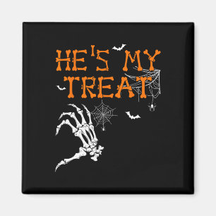 Sie ist mein Trick Hes ist meine Leckerei Hallowee Magnet