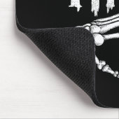 Sie ist mein Trick Skeleton Couple Matching Hallow Mousepad (Ecke)