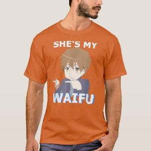 Sie ist mein Waifu Er ist mein Husbando Anime Mang T-Shirt