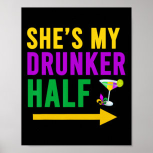 Sie ist meine Betrunkenere, halb Matching Couple B Poster