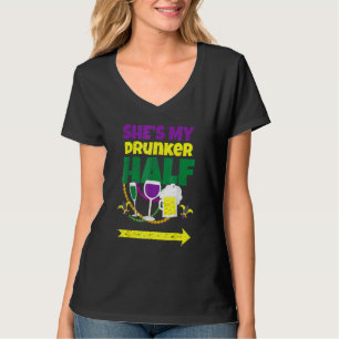 Sie ist meine betrunkenere Hälfte, passendes Paar, T-Shirt