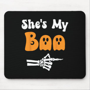 Sie ist meine Boo Matching Halloween Pajama Paare Mousepad