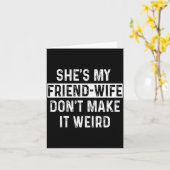 Sie ist meine Freundin-Ehefrau Lustiges Beziehungs Karte (Gelbe Blume)