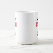 Sie ist meine Hummerin Kaffeetasse (Mittel)