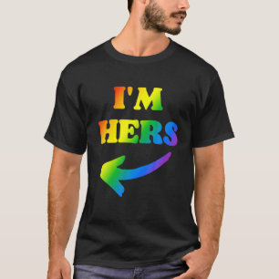 Sie ist meine ich bin ihr Lesben Couple Rainbow LG T-Shirt