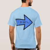 Sie ist meine. Ich bin ihrer T-Shirt (Rückseite)
