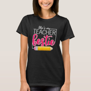 Sie ist meine Lehrerin Bestie Couple Matfit Ap T-Shirt