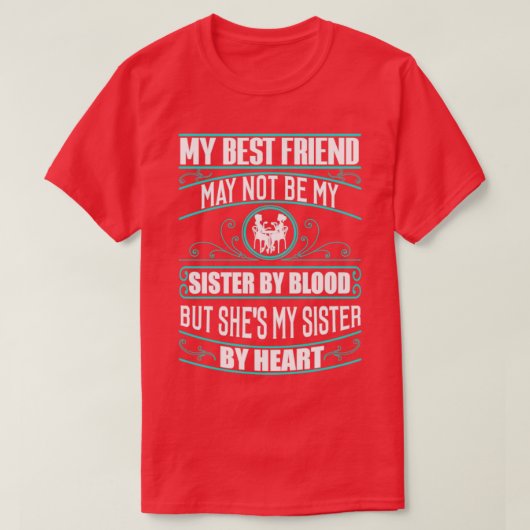 Sie ist meine Schwester Herzblut T-Shirt (Design vorne)