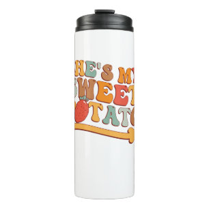 Sie ist meine süße Kartoffel, die ich YAM Erntedan Thermosbecher