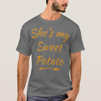 Sie ist meine süße Kartoffel Großer Erntedank Gesc T-Shirt
