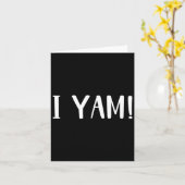 Sie ist meine süße Kartoffel, ich bin Paare, die ü Karte (Gelbe Blume)