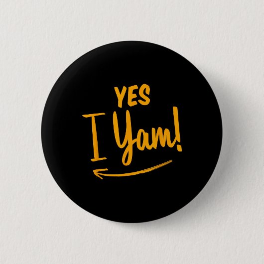 Sie ist meine süße Potato I Yam Matching Couple Da Button (Vorderseite)