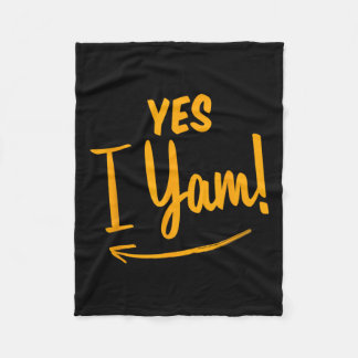 Sie ist meine süße Potato I Yam Matching Couple Da Fleecedecke