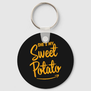 Sie ist meine süße Potato I Yam Matching Couple Da Schlüsselanhänger