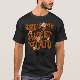 Sie ist meine Süßkartoffel I Yam Groovy Erntedank  T-Shirt