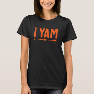 Sie ist meine Süßkartoffel I YAM Thanksgiving Paar T-Shirt