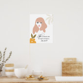 Sie ist mit Kraft und Würde bekleidet, Bibel Poster (Küche)