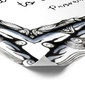 Sie ist mit Kraft und Würde bekleidet Poster (Ecke)