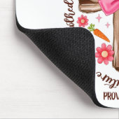 Sie ist mit Kraft und Würde gekleidet Frohe Ostern Mousepad (Ecke)