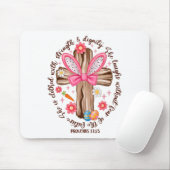 Sie ist mit Kraft und Würde gekleidet Frohe Ostern Mousepad (Mit Mouse)
