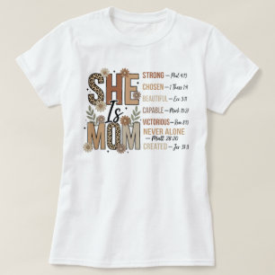 SIE ist MUTTER Stark Schön Fähig Inspirierend T-Shirt