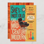 Sie ist nicht alt ich bin Mittelalter Moderne Part Einladung (Vorne/Hinten)