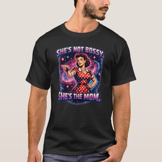 Sie ist nicht herrisch – sie ist die Mutter T-Shirt (Vorderseite)