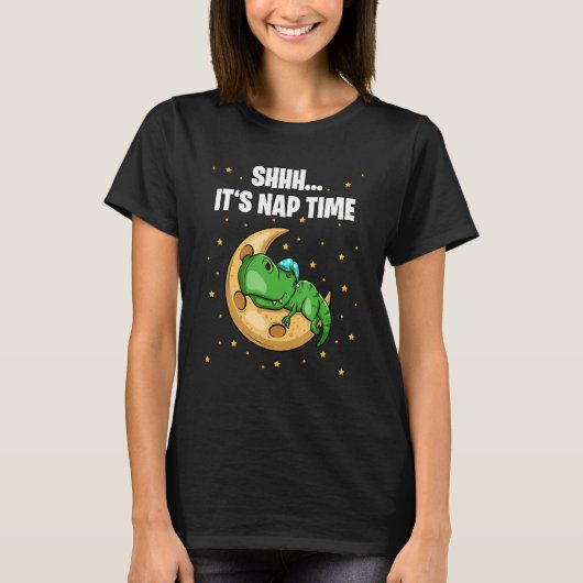 Sie ist Nickerchen Time Sleepy Rex T-Shirt (Vorderseite)
