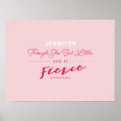 Sie ist Personalisierte Poster Print (Vorne)