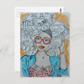 Sie ist... postkarte (Vorne/Hinten)