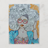 Sie ist... postkarte (Vorderseite)