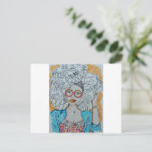 Sie ist... postkarte (Stehend Vorderseite)