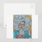 Sie ist... postkarte (Vorne/Hinten)