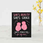 Sie ist schön, dass sie dich in den Ofen treibt Karte (Gelbe Blume)