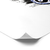 Sie ist schöne widerstandsfähige schwarze Frau Mel Poster (Ecke)